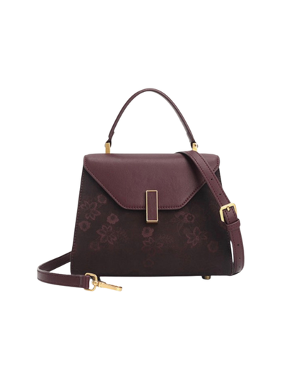 Tang Imperial 27 Cloud Silk Peony Top-Handle Bag