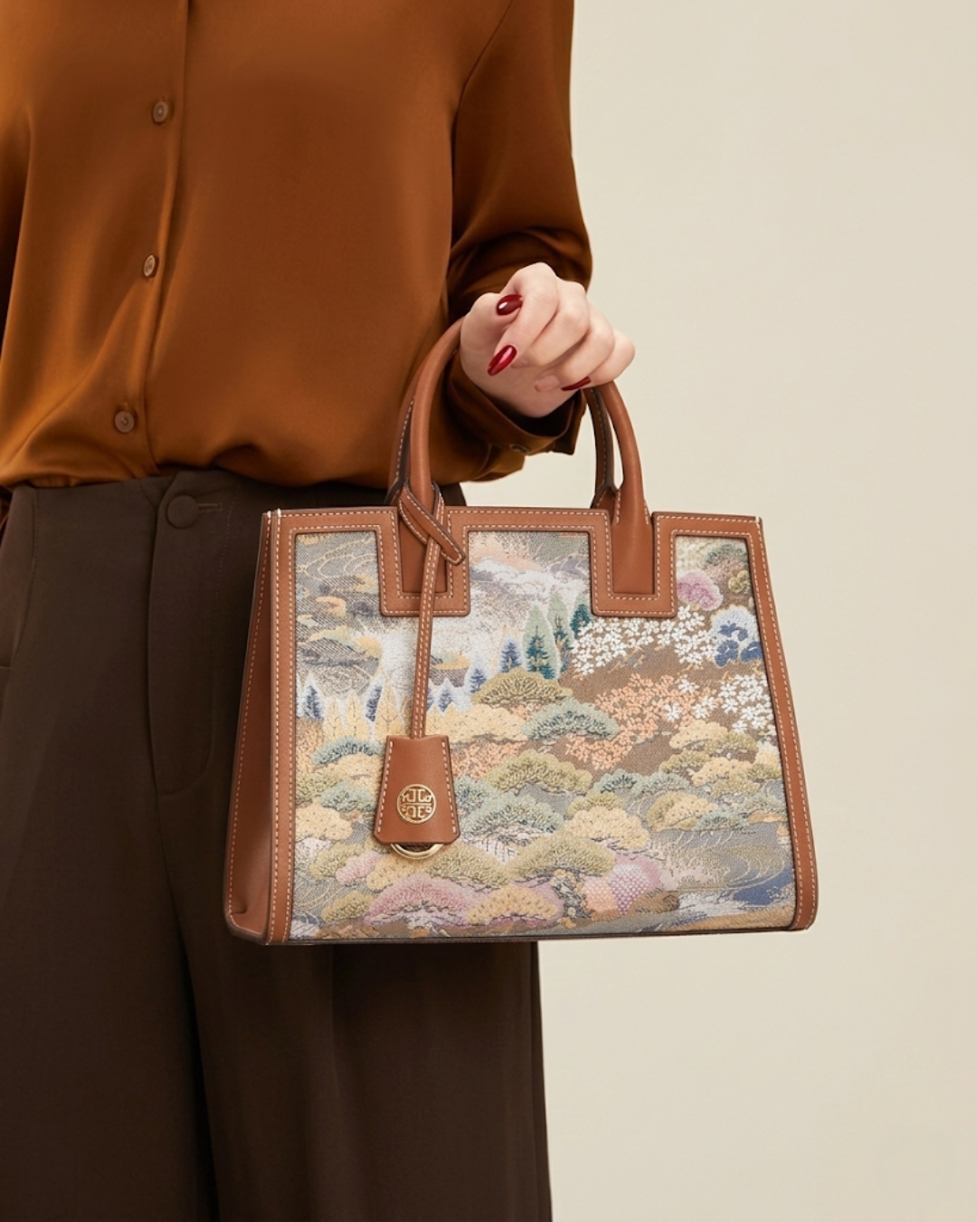 Tang Red 27 Mountain Nishijin Brocade Tote (Special Invitation Only)