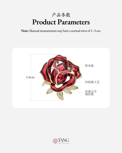 Eternal Rose Brooch
