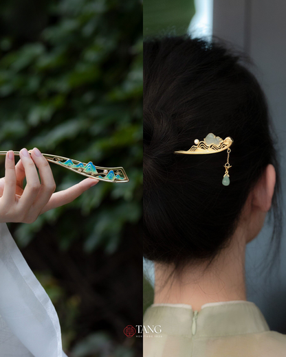 A Thousand Li  Artwork Hairpin