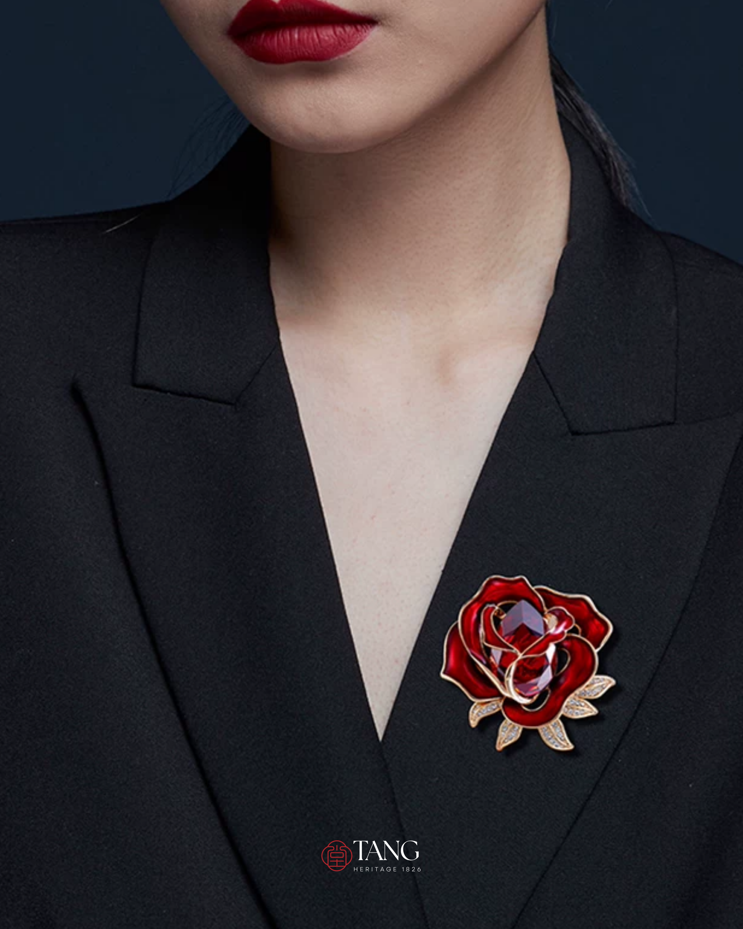 Eternal Rose Brooch