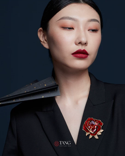 Eternal Rose Brooch