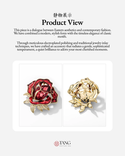 Eternal Rose Brooch
