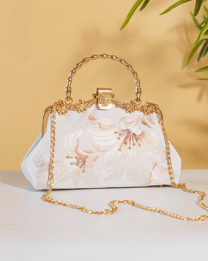 Tang Bloom Fuchsia Clutch