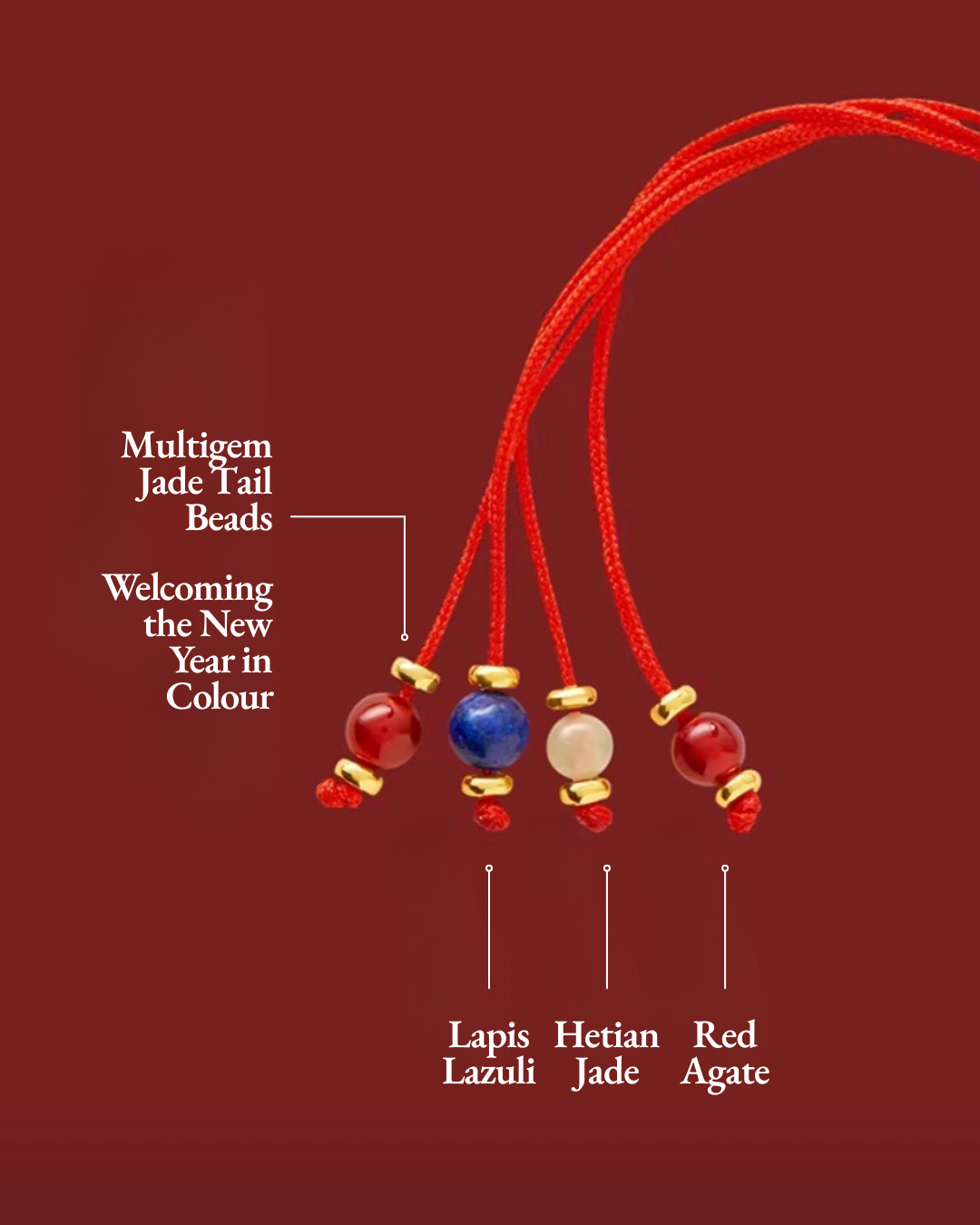 Blessing of Horse Red String Bracelet