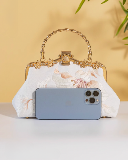 Tang Bloom Fuchsia Clutch