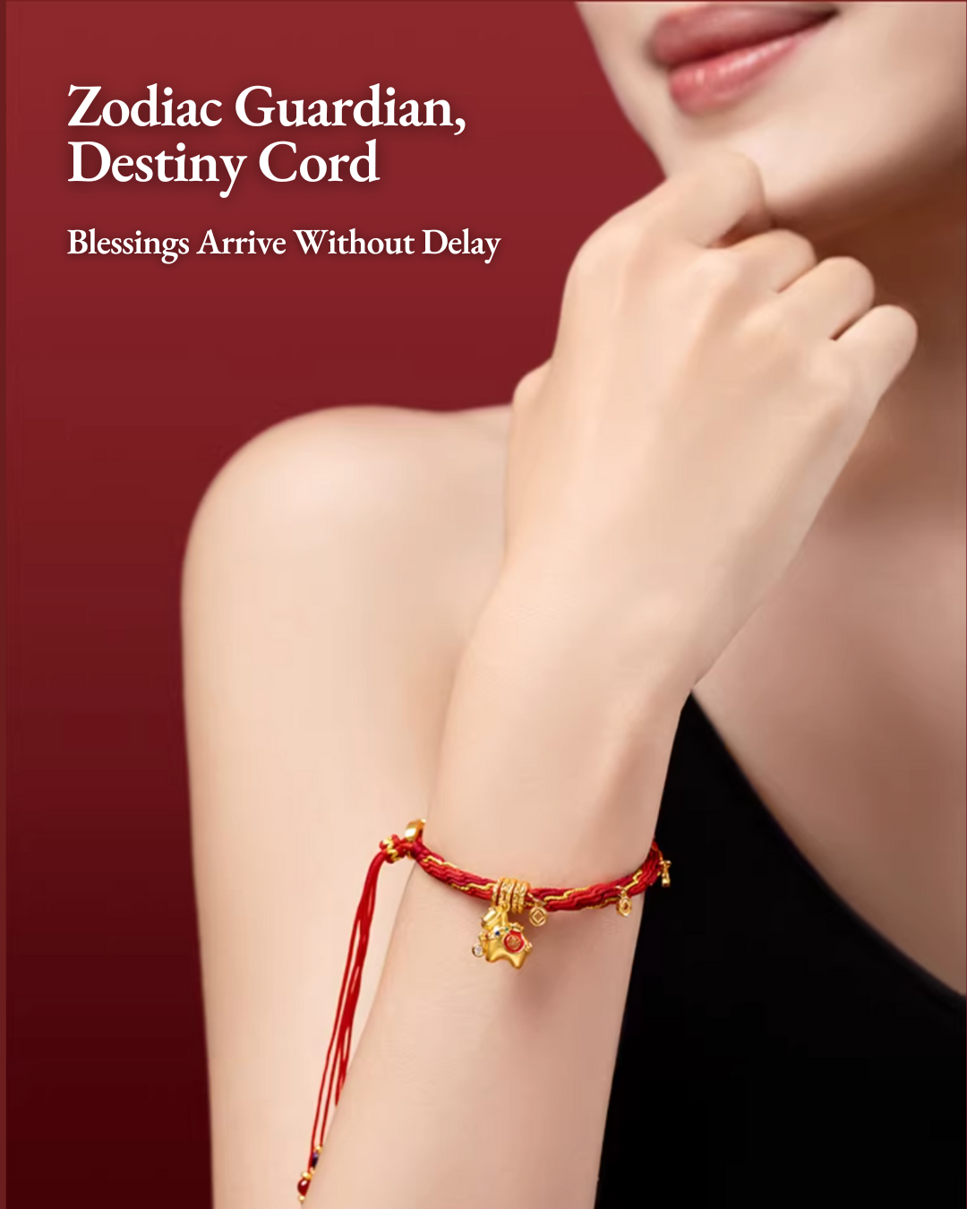 Blessing of Horse Red String Bracelet