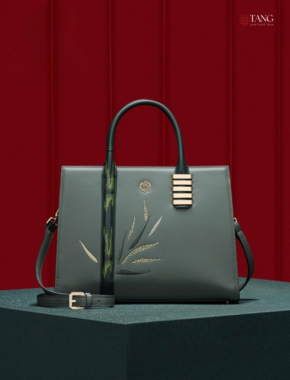 Tang Imperial 29 Embroidered Bamboo Sonata Tote