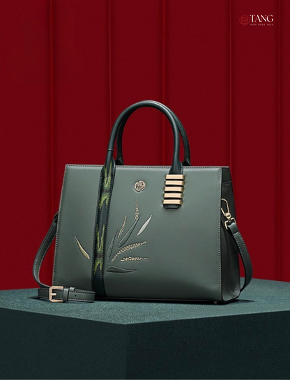 Tang Imperial 29 Embroidered Bamboo Sonata Tote