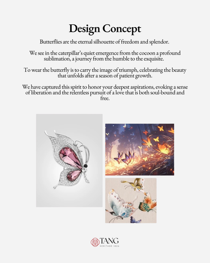 Butterfly Bloom Brooch