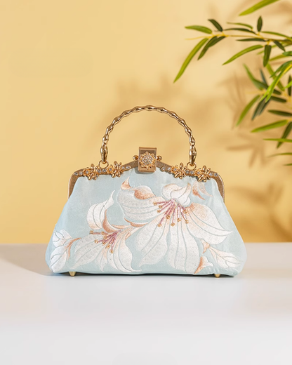 Tang Bloom Fuchsia Clutch