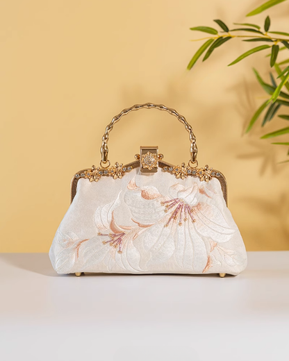 Tang Bloom Fuchsia Clutch