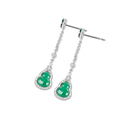 Mountain Mist African Jade Fortune Gourd Jewellery Set