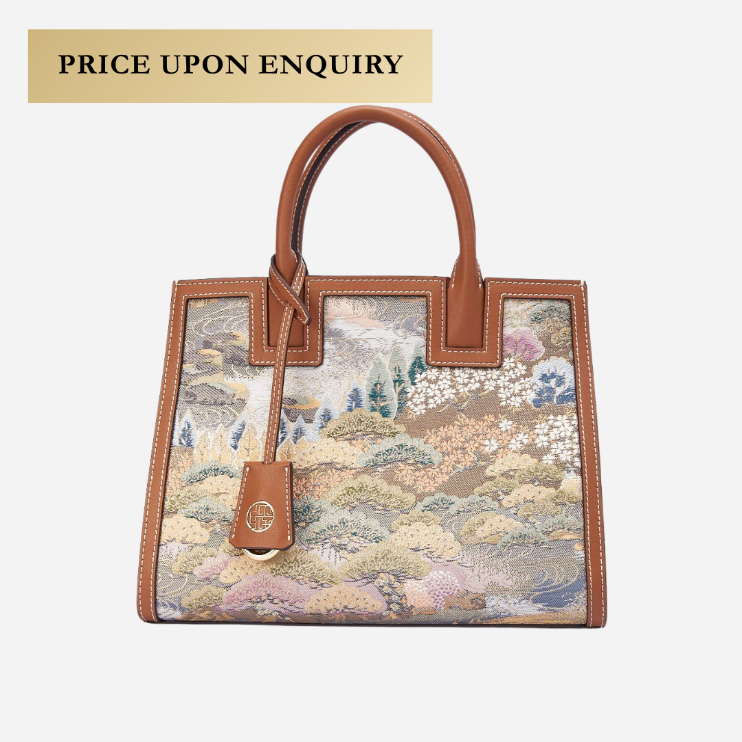 Tang Red 27 Mountain Nishijin Brocade Tote (Special Invitation Only)