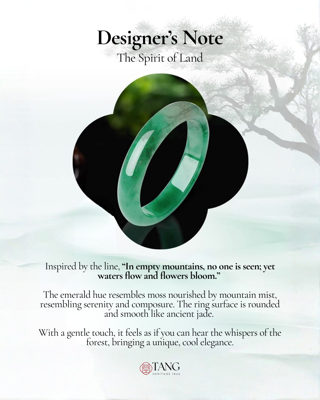 Mountain Mist African Jade Bangle