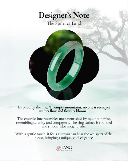 Mountain Mist African Jade Bangle