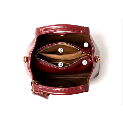 Tang Red 27 Glazed Scarlet Tote