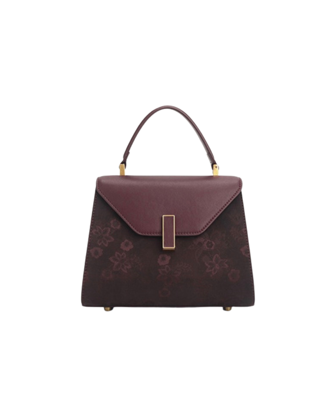 Tang Imperial 27 Cloud Silk Peony Top-Handle Bag