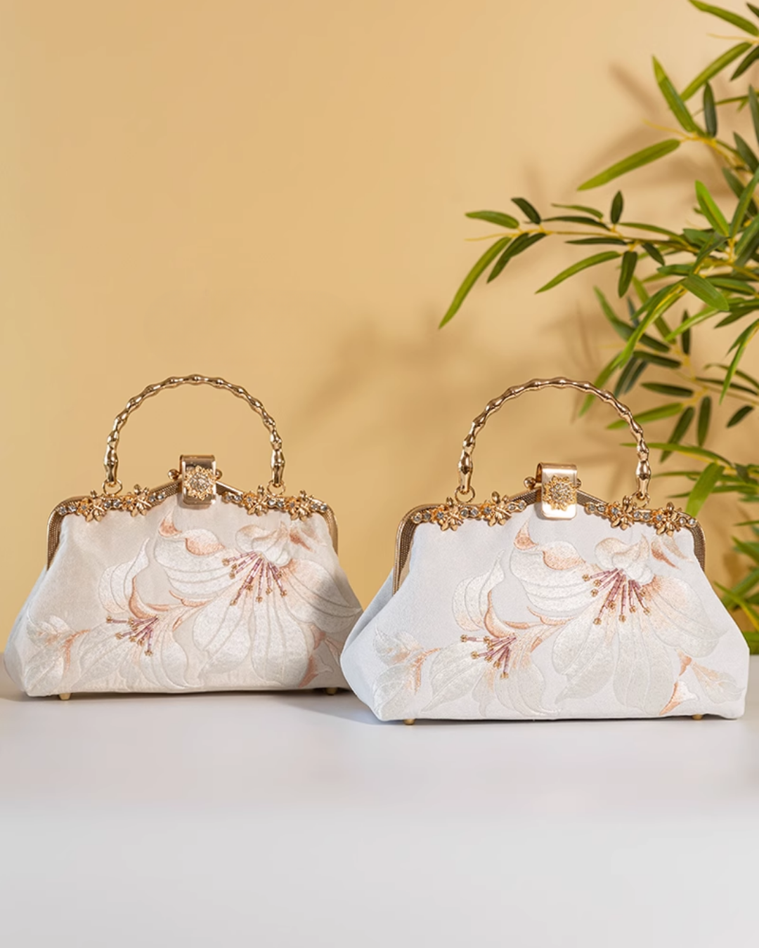 Tang Bloom Fuchsia Clutch