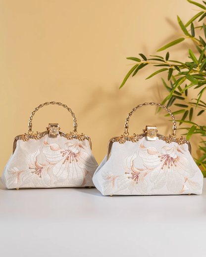Tang Bloom Fuchsia Clutch