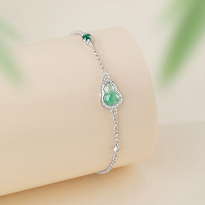 Mountain Mist African Jade Fortune Gourd Jewellery Set