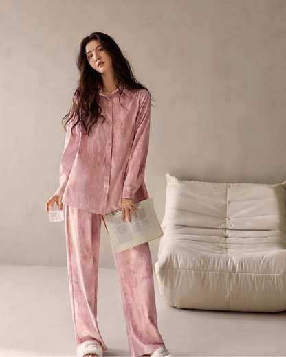 Fěn Pajamas Set (Long-Sleeve & Pants)