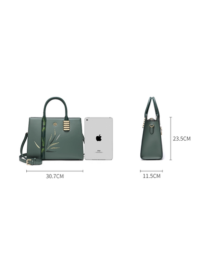 Tang Imperial 29 Embroidered Bamboo Sonata Tote