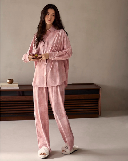 Fěn Pajamas Set (Long-Sleeve & Pants)