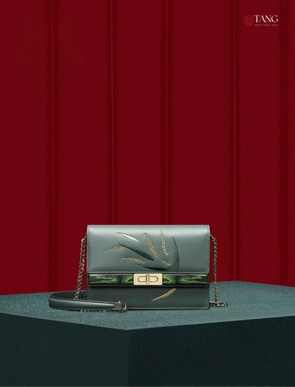 Tang Imperial 23 Embroidered Bamboo Sonata Clutch