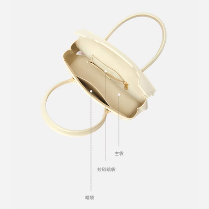 Tang Red 25 Embroidered Treasure Floral Short Tote