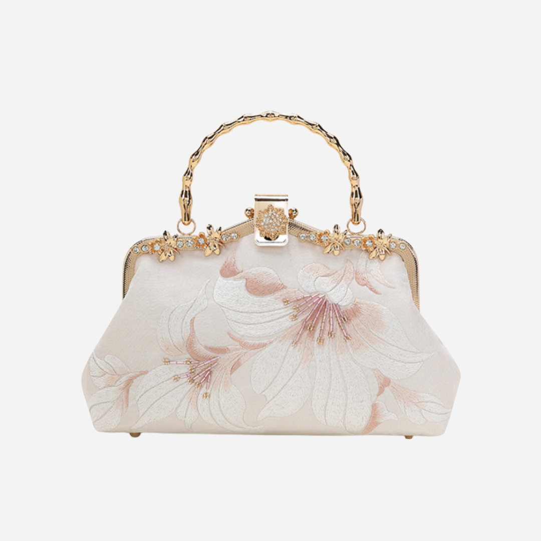 Tang Bloom Fuchsia Clutch