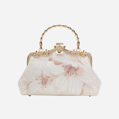 Tang Bloom Fuchsia Clutch