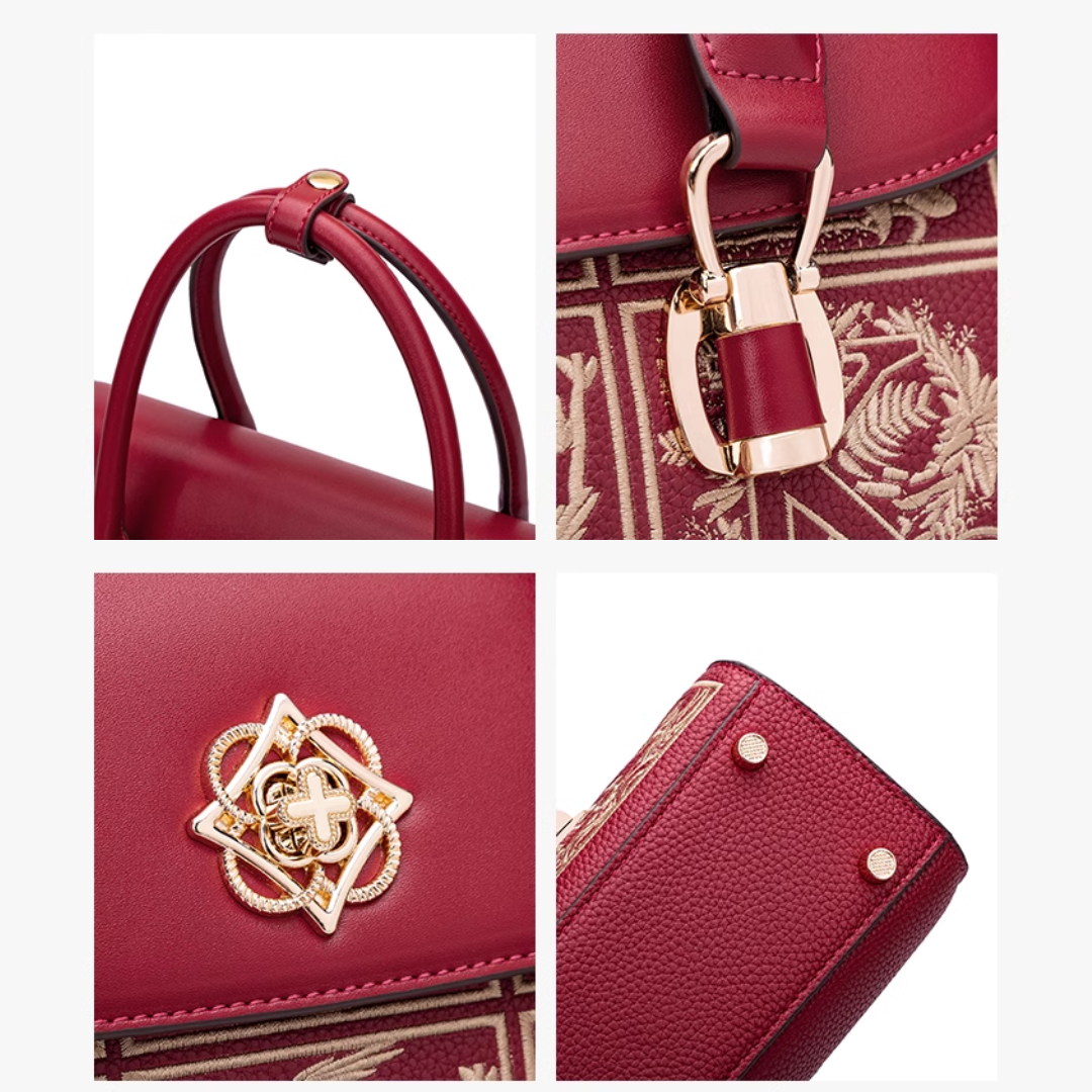 Tang Red 25 Regal Shoulder Bag