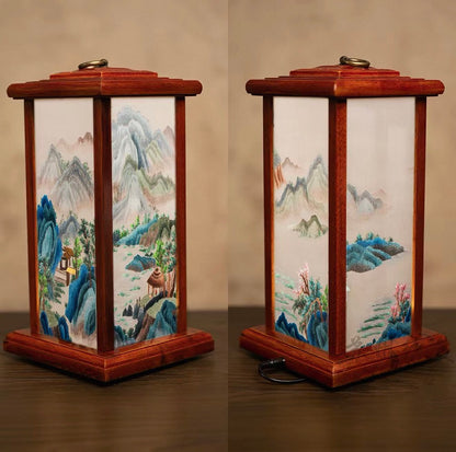 Su Embroidery Palace Silk Lamp