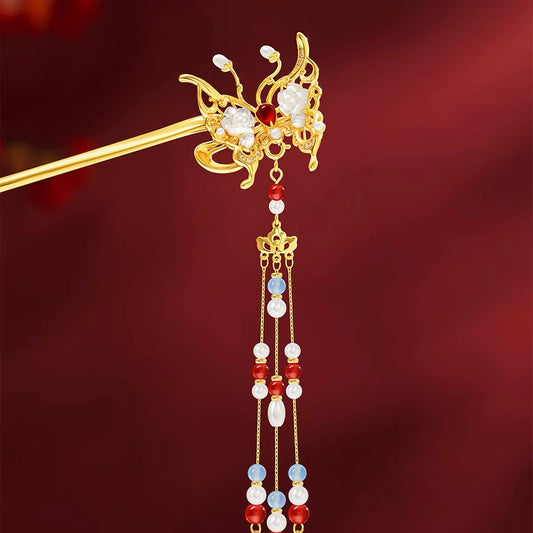 Butterfly Dance Tassel Hairpin