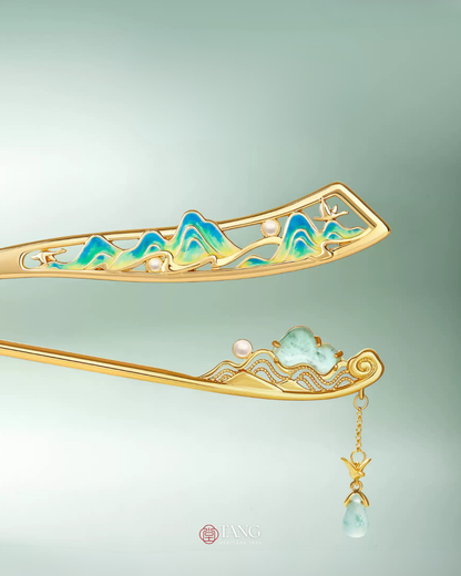 A Thousand Li  Artwork Hairpin