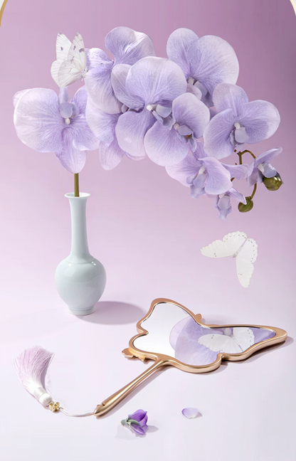 Butterflies Over the Imperial Garden Mirror