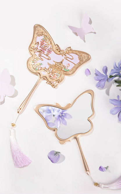 Butterflies Over the Imperial Garden Mirror