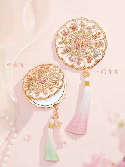 Twelve Flower Goddesses Pocket Mirror