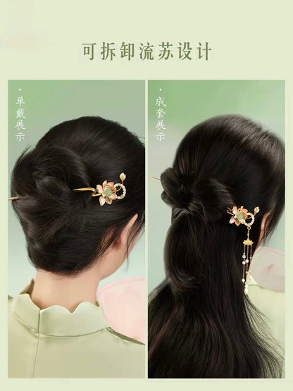 Lotus Flower Goddess Hairpin