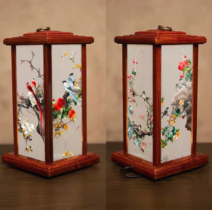 Su Embroidery Palace Silk Lamp