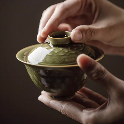 Yue Kiln Fish Scale Pattern Tea Cup