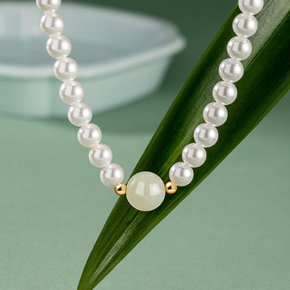 Luna Pearl Jade Jewellery Set