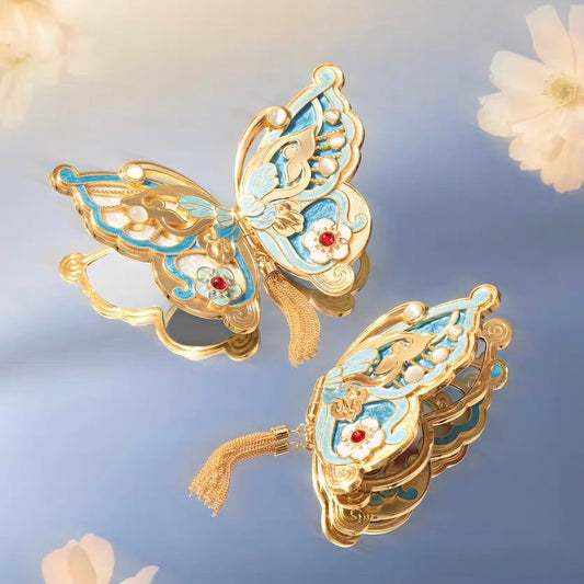 Kingfisher-Wing Butterfly Mirror