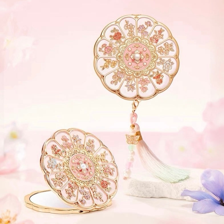 Twelve Flower Goddesses Pocket Mirror