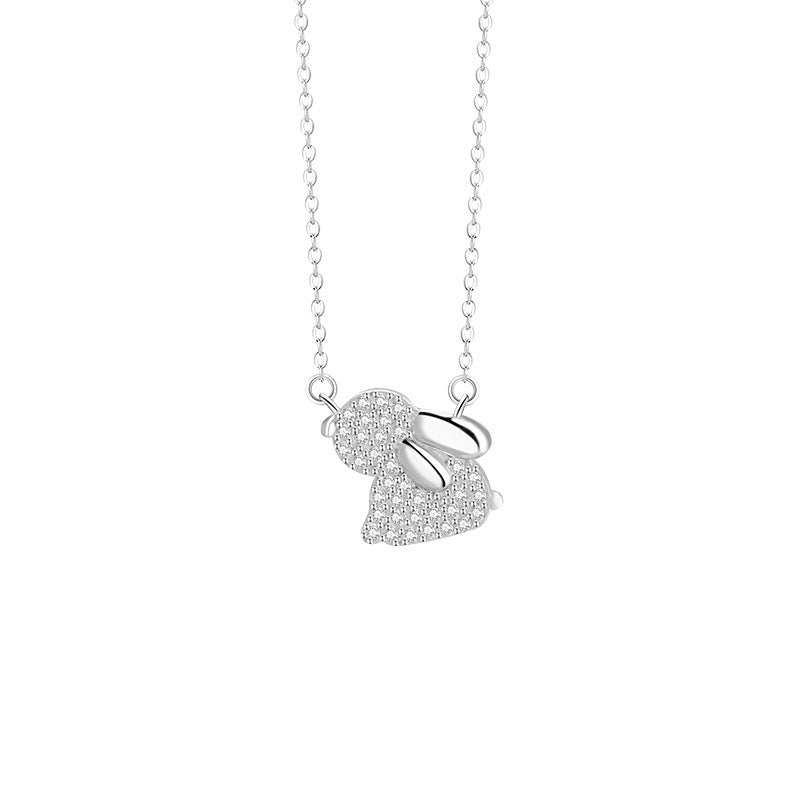 Fire Goat 2027 Zodiac Pavé Zirconia Necklace