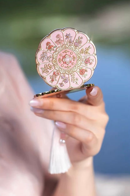 Twelve Flower Goddesses Pocket Mirror