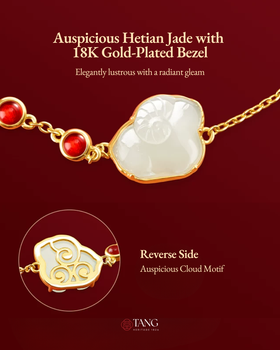 Fire Goat 2027 Auspicious Jade Goat Ruyi Jewellery Set