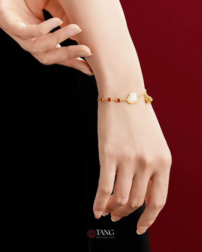 Fire Goat 2027 Auspicious Jade Goat Ruyi Jewellery Set