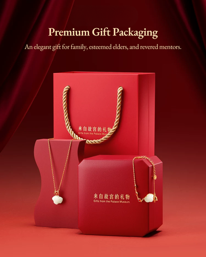Fire Goat 2027 Auspicious Jade Goat Ruyi Jewellery Set